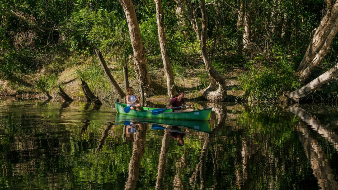 freshwater creeks in Byfield, canoe, water sports