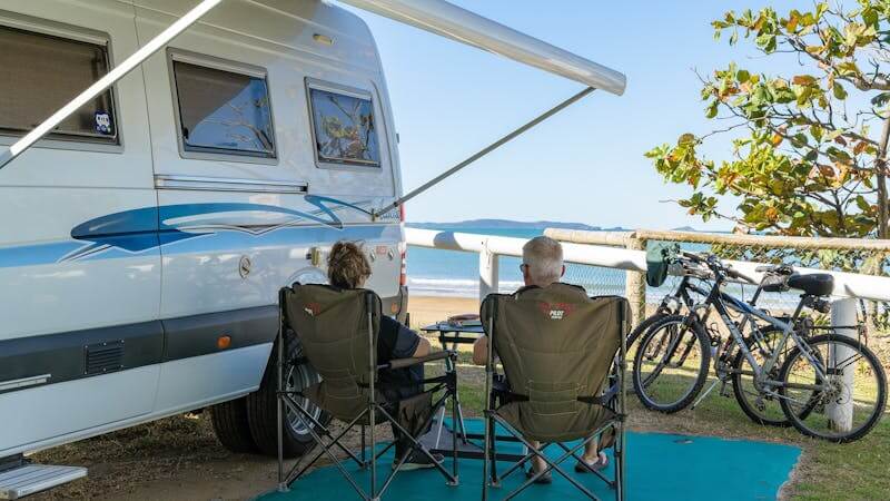 beachside holiday caravan park