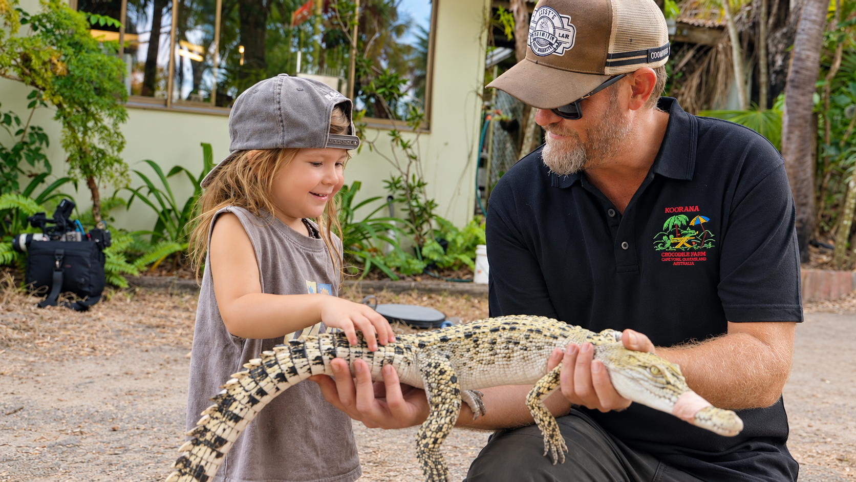 Family experience at Koorana Crocodile Farm
